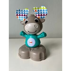 Fisher-Price Linkimals Musical‎ Moose Light-up Musical Activity Toy Tested Works